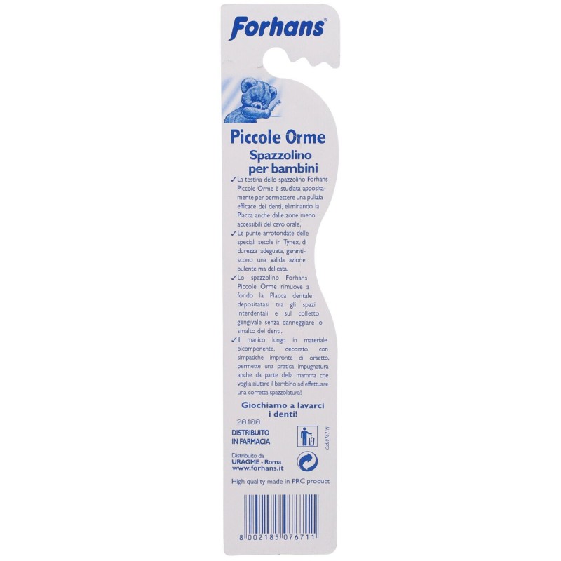 Confezione sigillata di FORHANS SPAZZOLINO PICCOLEORME
