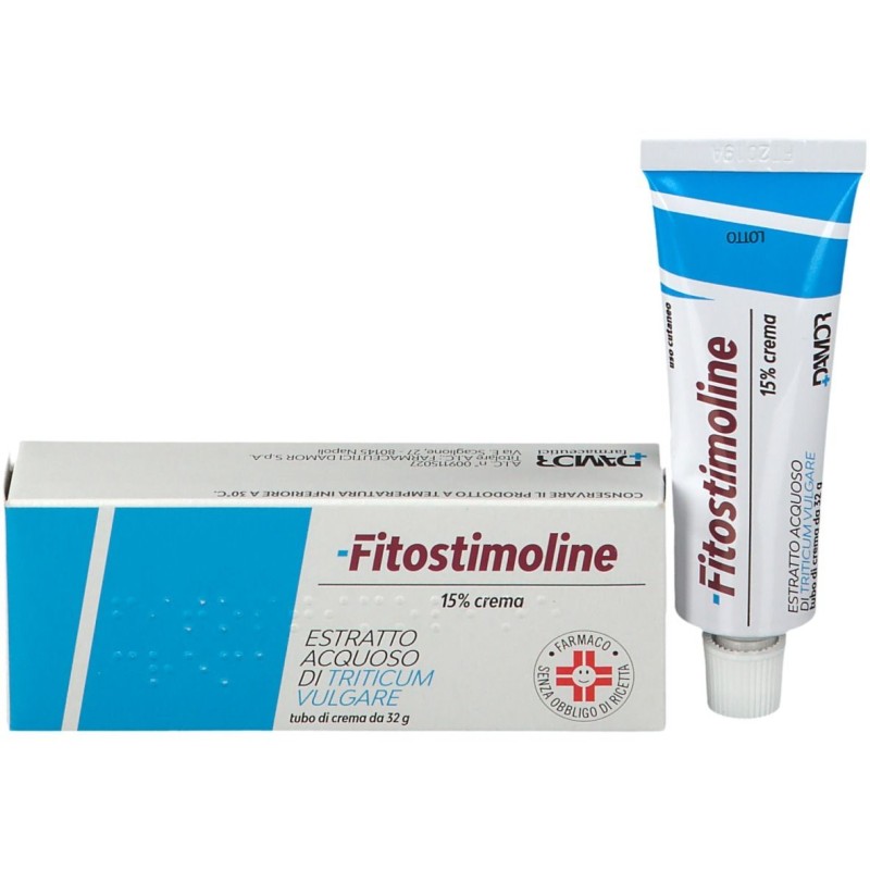 Confezione commerciale diFitostimoline Crema 32 gr 15% + 1%