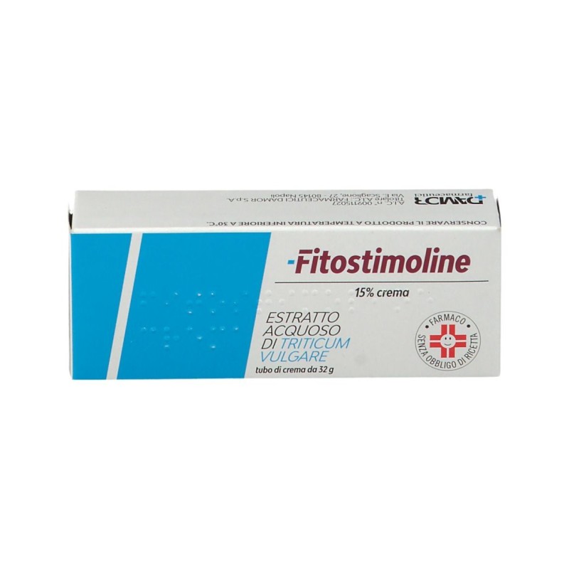 Foto illustrativa del packaging di Fitostimoline Crema 32 gr 15% + 1%