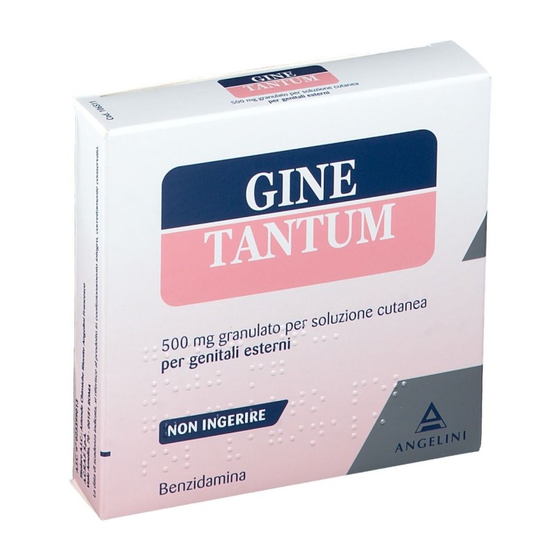 Visualizzazione chiara di Ginetantum 10 Bustine Vaginali 500 mg (ex Tantum Rosa)