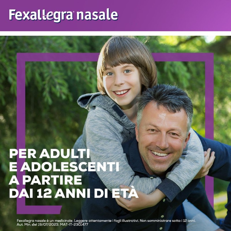 Pack ufficiale del prodotto Fexallegra Nasale Spray Antiallergico per Liberare Naso Chiuso 10 ml