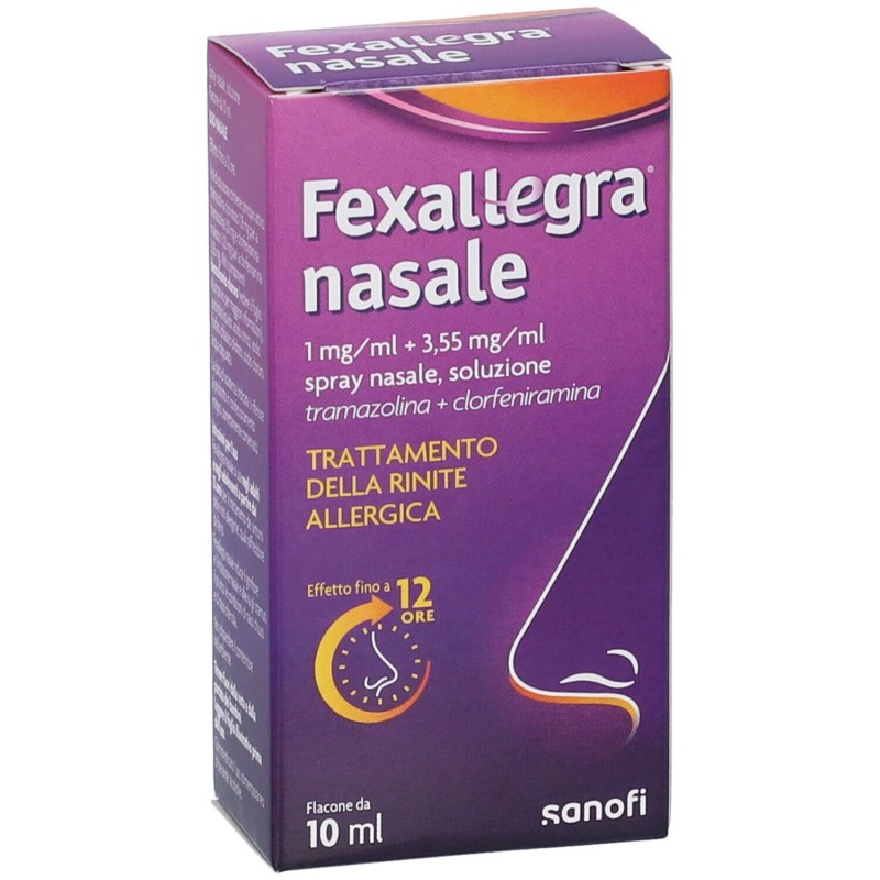 Foto ravvicinata di Fexallegra Nasale Spray Antiallergico per Liberare Naso Chiuso 10 ml