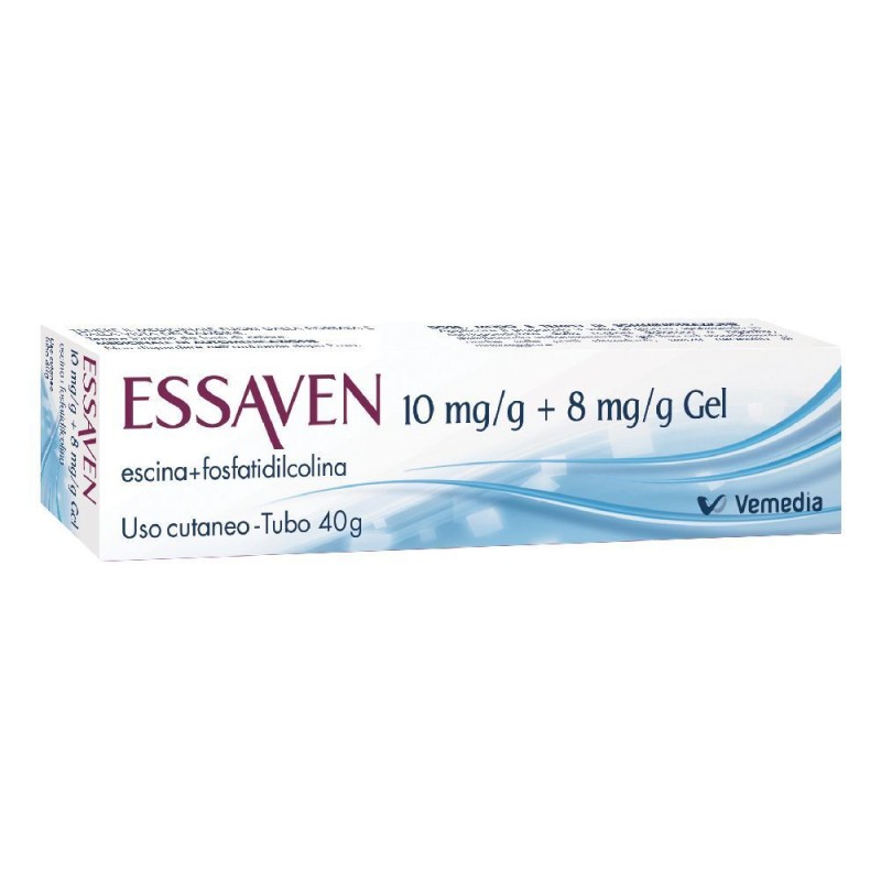Vista del prodotto Essaven Gel C.M 40 Grammi 1% + 0,8% per Gambe Pesanti ed Ematomi