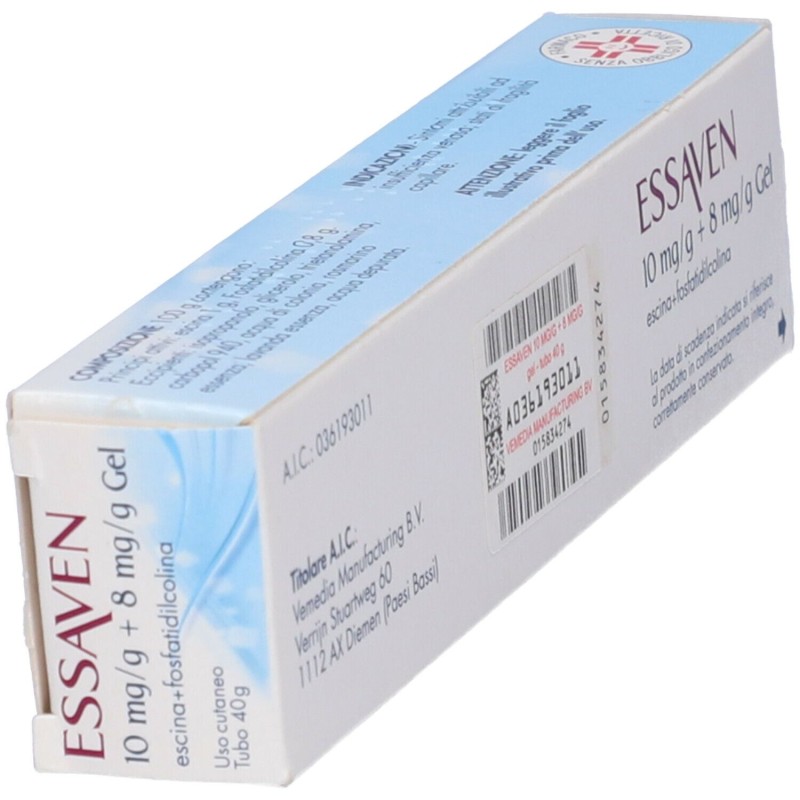 Aspetto del prodotto Essaven Gel C.M 40 Grammi 1% + 0,8% per Gambe Pesanti ed Ematomi