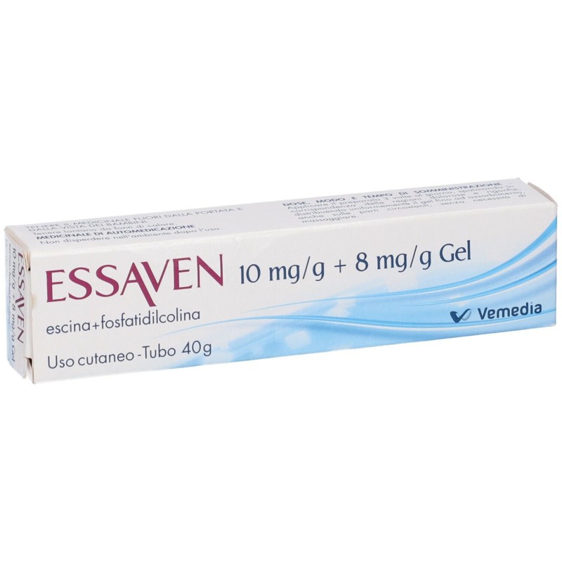 Foto esplicativa di Essaven Gel C.M 40 Grammi 1% + 0,8% per Gambe Pesanti ed Ematomi