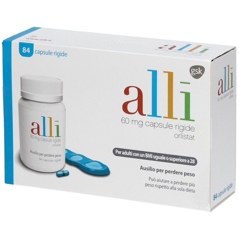 Visualizzazione chiara di Alli Farmaco per Perdita di Peso 84 Capsule 60mg Visualizzazione chiara di Alli Farmaco per Perdita di Peso 84 Capsule 60mg