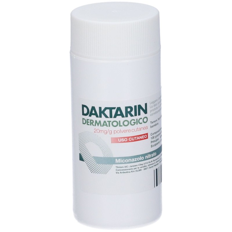 Pack ufficiale del prodotto Daktarin Polvere Antimicotica per Funghi 2% 30gr
