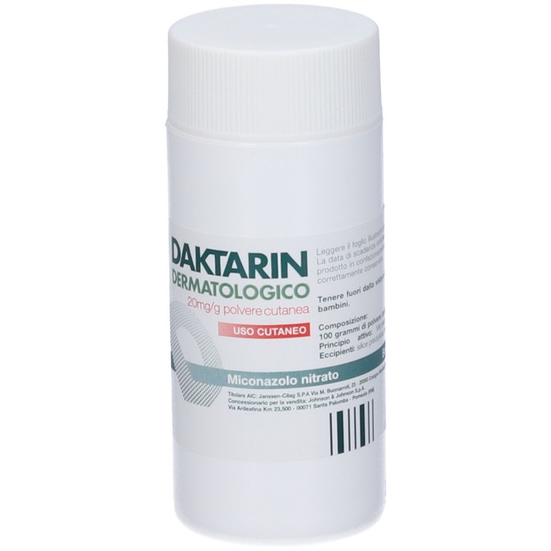 Packaging del prodotto Daktarin Polvere Antimicotica per Funghi 2% 30gr