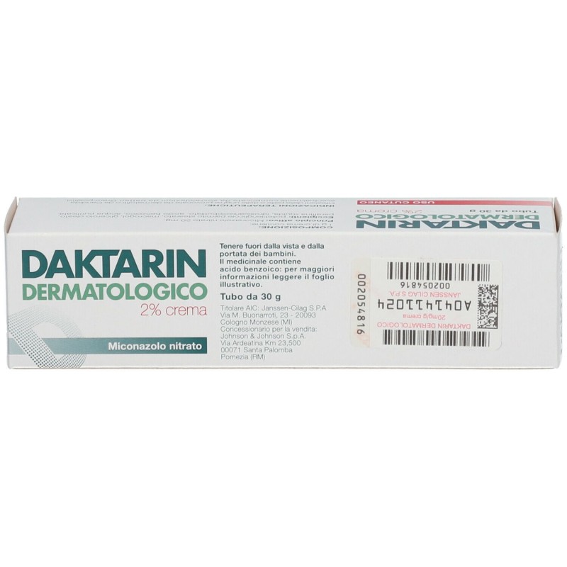 Primo piano di Daktarin Crema Antimicotica contro Funghi e Micosi 2% 30gr