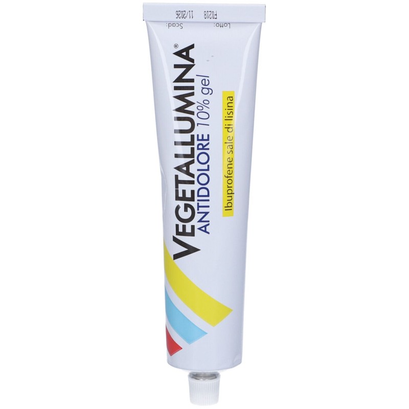 Dettaglio del packaging di Vegetallumina Antidolore per Dolori Muscolari e Articolari 50 g Dettaglio del packaging di Vegetallumina Antidolore per Dolori Muscolari e Articolari 50 g