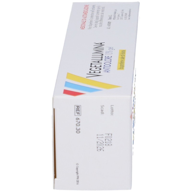Confezione sigillata di Vegetallumina Antidolore per Dolori Muscolari e Articolari 50 g Confezione sigillata di Vegetallumina Antidolore per Dolori Muscolari e Articolari 50 g