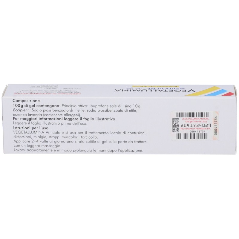 Pack ufficiale del prodotto Vegetallumina Antidolore per Dolori Muscolari e Articolari 50 g Pack ufficiale del prodotto Vegetallumina Antidolore per Dolori Muscolari e Articolari 50 g