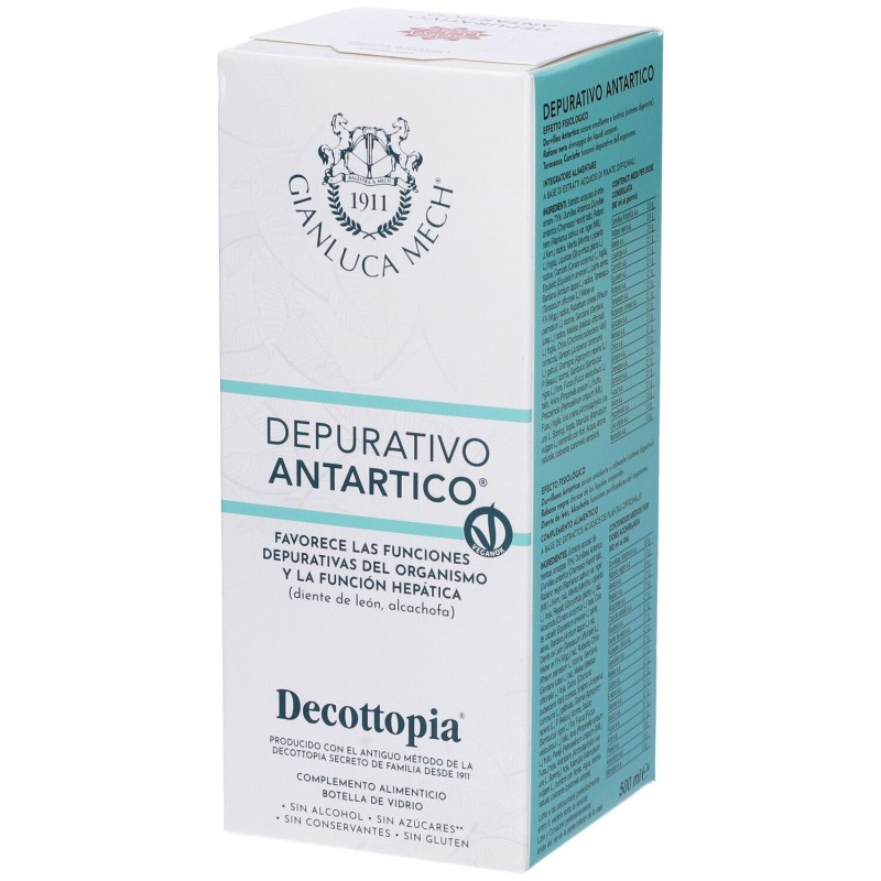 Packaging del prodotto Mech Depurativo Antartico Integratore 500ml Packaging del prodotto Mech Depurativo Antartico Integratore 500ml