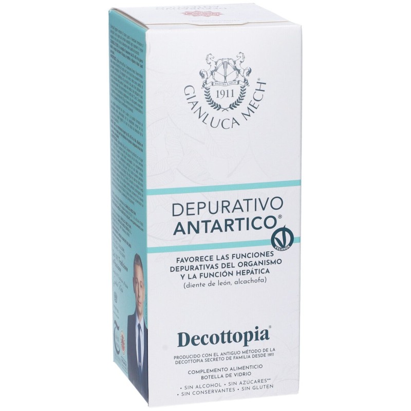 Confezione commerciale diMech Depurativo Antartico Integratore 500ml Confezione commerciale diMech Depurativo Antartico Integratore 500ml
