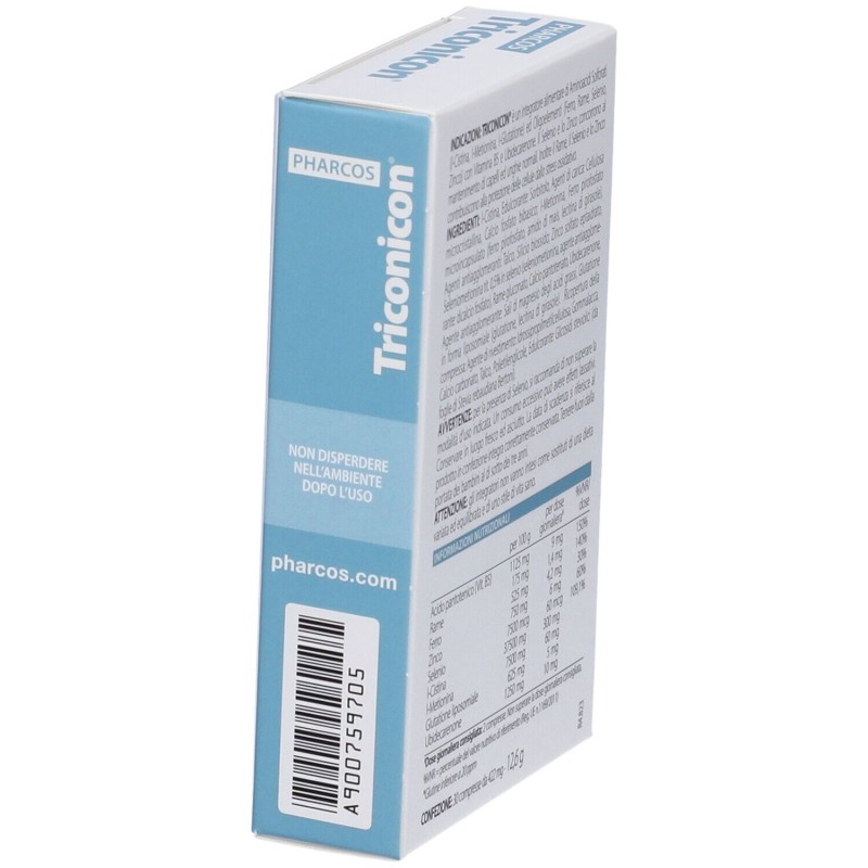 Vista del prodotto Triconicon Integratore per Caduta e Salute Capelli 30 Compresse