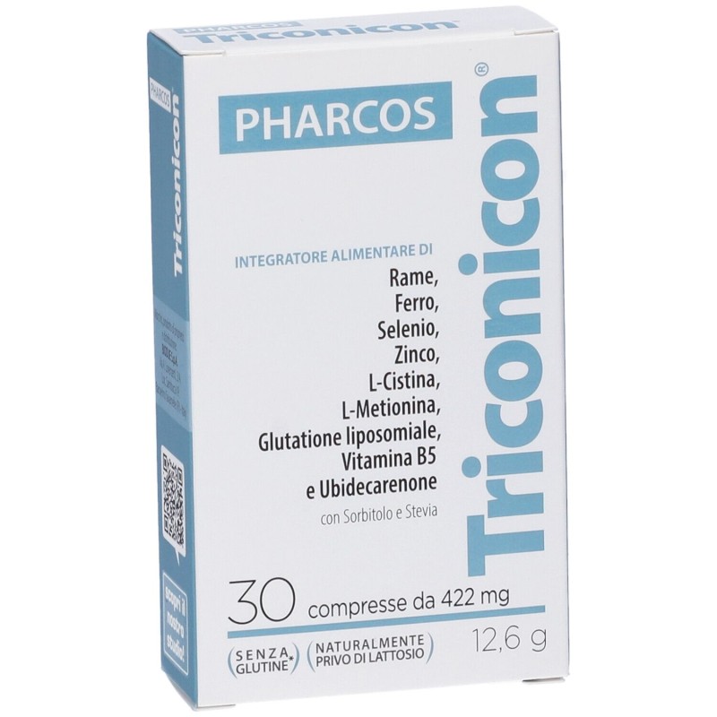 Confezione sigillata di Triconicon Integratore per Caduta e Salute Capelli 30 Compresse