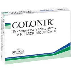 Scatola originale del prodotto Colonir Integratore Alimentare per i Disturbi Intestinali 15 Compresse Scatola originale del prodotto Colonir Integratore Alimentare per i Disturbi Intestinali 15 Compresse