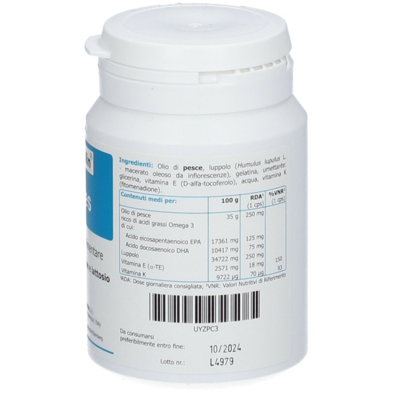 Vista del prodotto Melcalin Lupes Integratore con Omega 3 56 Compresse Vista del prodotto Melcalin Lupes Integratore con Omega 3 56 Compresse