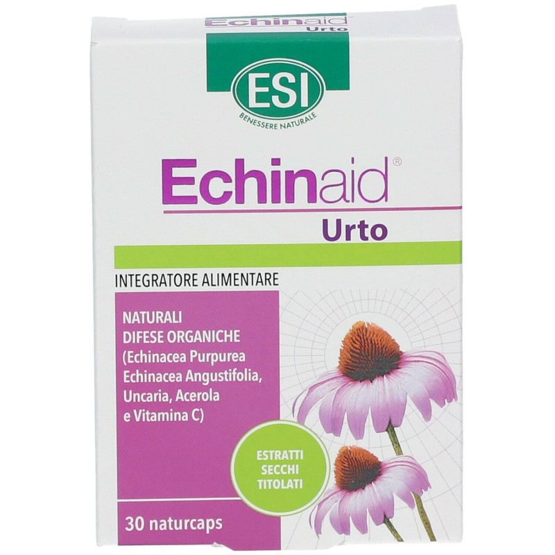 Dettaglio del packaging di Esi Echinaid Urto per Difese Immunitarie 30 Capsule Dettaglio del packaging di Esi Echinaid Urto per Difese Immunitarie 30 Capsule