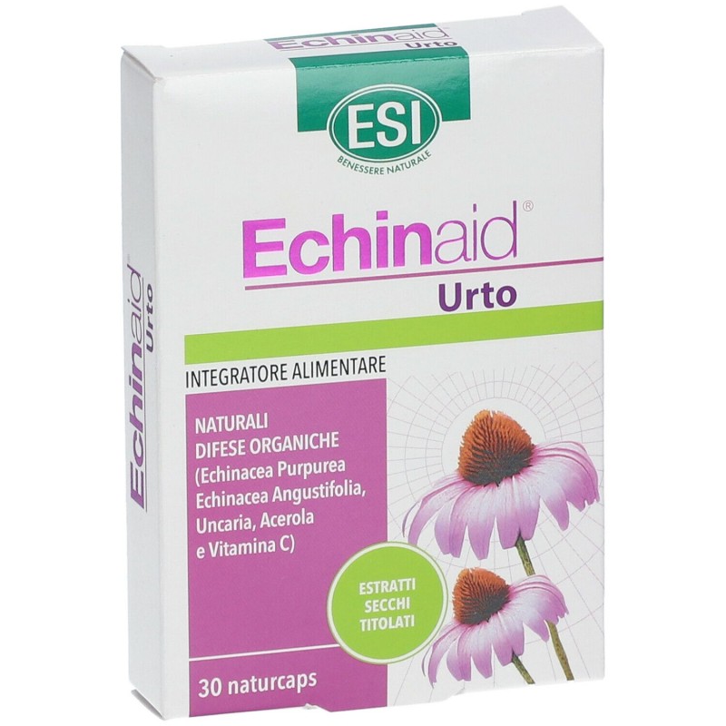Primo piano di Esi Echinaid Urto per Difese Immunitarie 30 Capsule Primo piano di Esi Echinaid Urto per Difese Immunitarie 30 Capsule