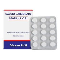 Aspetto del prodotto Marco Viti Calcio Carbonato Integratore Ricostituente 60 Compresse Aspetto del prodotto Marco Viti Calcio Carbonato Integratore Ricostituente 60 Compresse