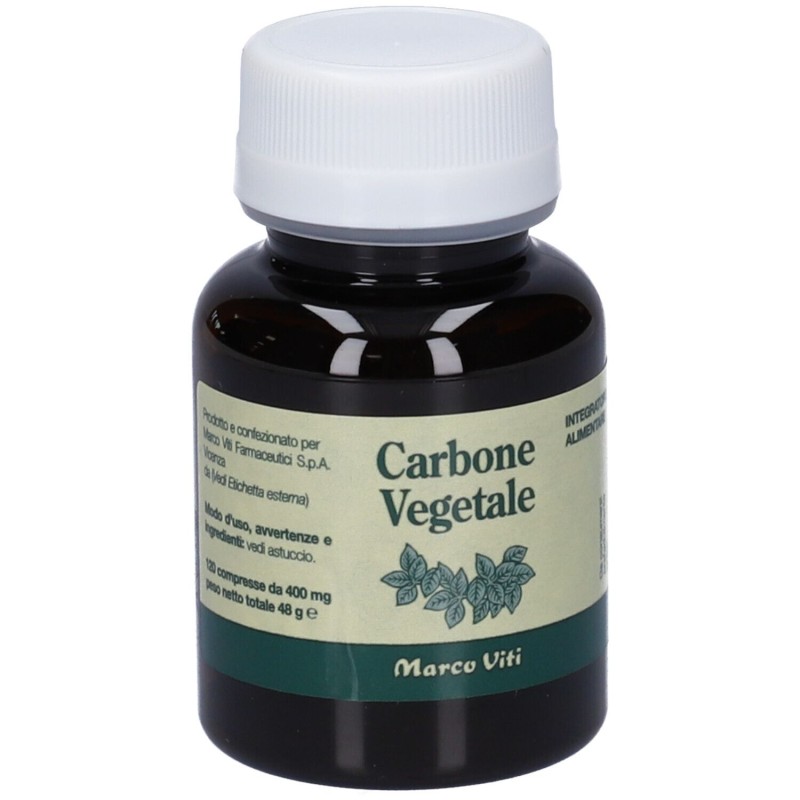Scatola originale del prodotto Marco Viti Carbone Vegetale 120 Compresse Scatola originale del prodotto Marco Viti Carbone Vegetale 120 Compresse