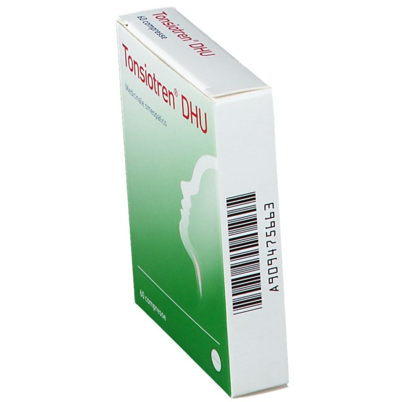 Vista del prodotto Tonsiotren DHU Medicinale Omeopatico 60 compresse Vista del prodotto Tonsiotren DHU Medicinale Omeopatico 60 compresse