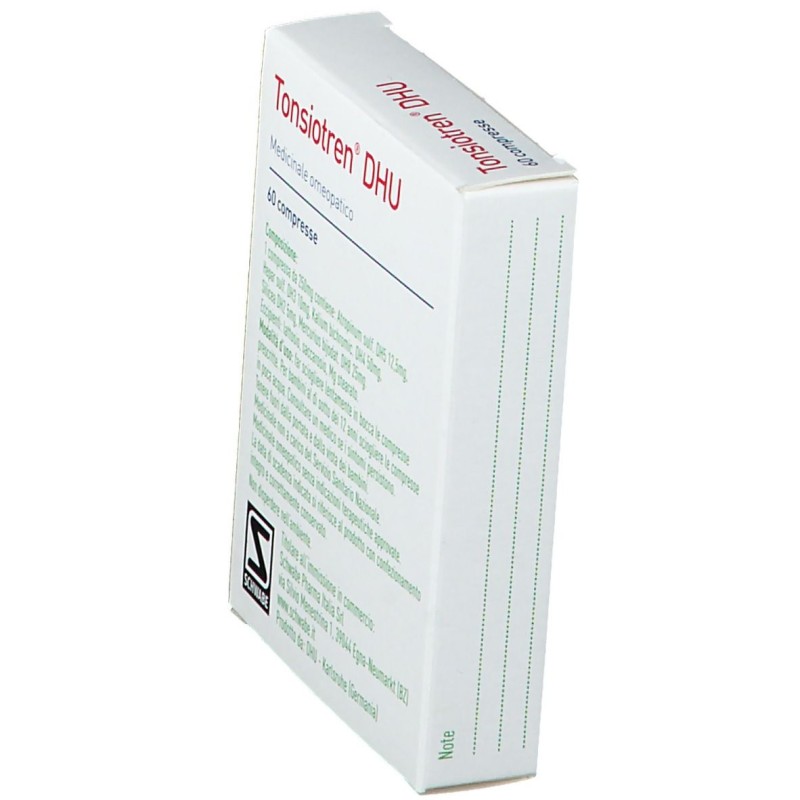 Confezione sigillata di Tonsiotren DHU Medicinale Omeopatico 60 compresse Confezione sigillata di Tonsiotren DHU Medicinale Omeopatico 60 compresse