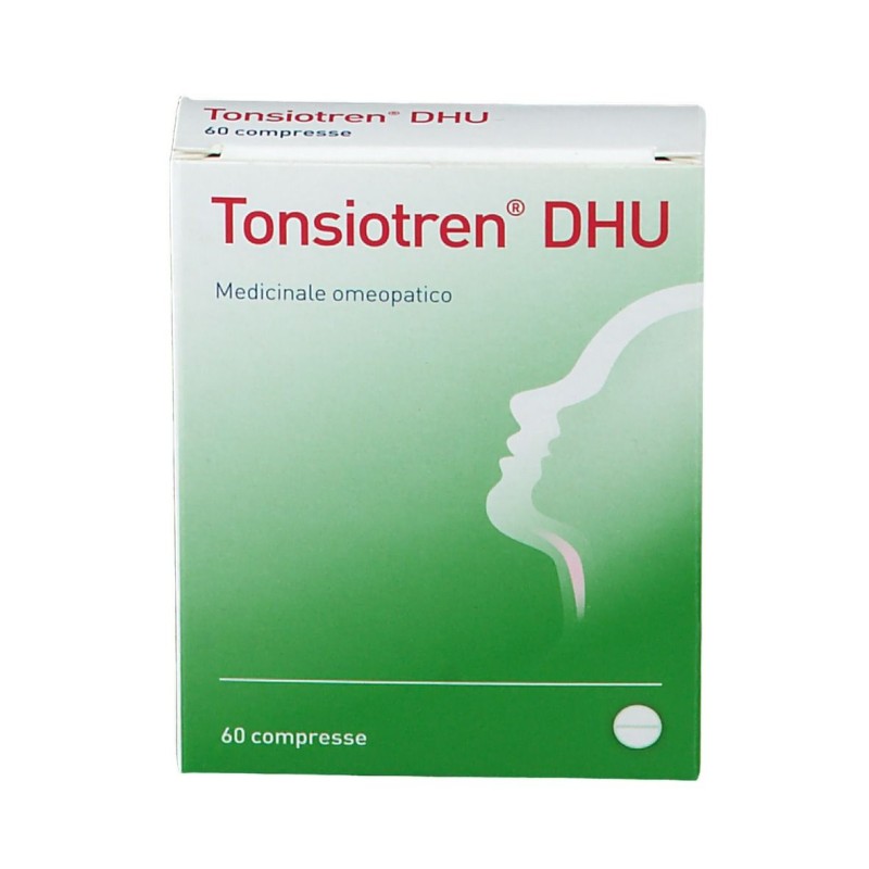Pack ufficiale del prodotto Tonsiotren DHU Medicinale Omeopatico 60 compresse Pack ufficiale del prodotto Tonsiotren DHU Medicinale Omeopatico 60 compresse