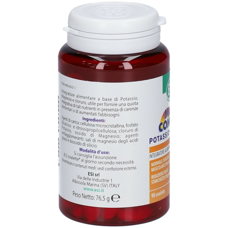 Vista del prodotto ESI Multicomplex Magnesio e Potassio 90 Capsule Vista del prodotto ESI Multicomplex Magnesio e Potassio 90 Capsule