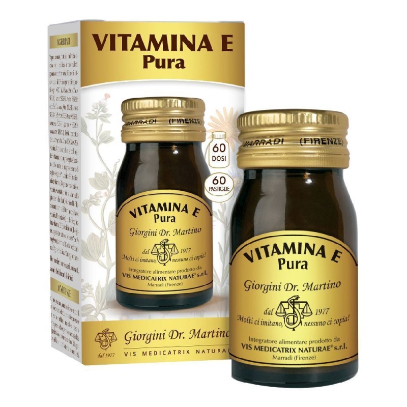Vista del prodotto Dr Giorgini Vitamina E Pura Integratore Antiossidante 60 Pastiglie Vista del prodotto Dr Giorgini Vitamina E Pura Integratore Antiossidante 60 Pastiglie