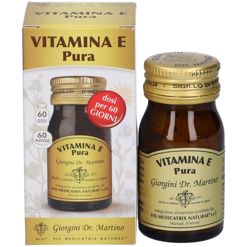 Packaging del prodotto Dr Giorgini Vitamina E Pura Integratore Antiossidante 60 Pastiglie Packaging del prodotto Dr Giorgini Vitamina E Pura Integratore Antiossidante 60 Pastiglie