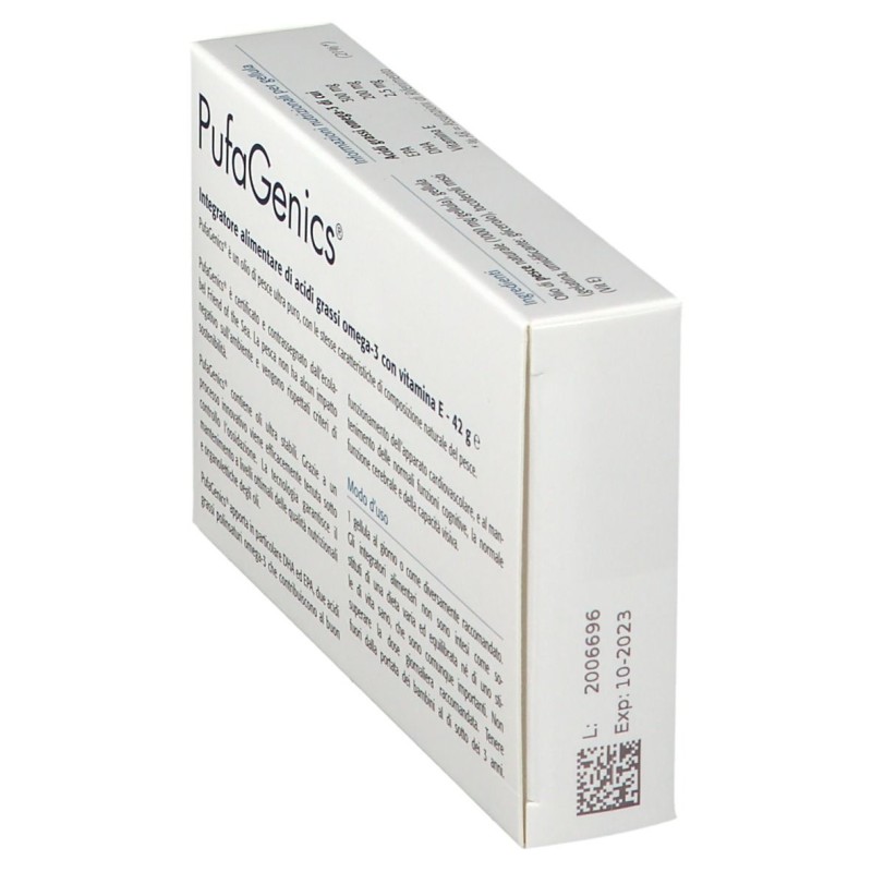 Aspetto del prodotto Metagenics Pufagenics Integratore con Omega-3 30 Capsule