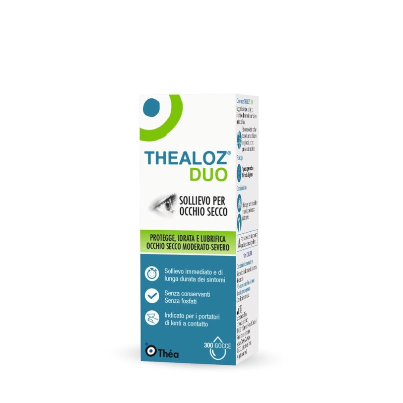 Immagine reale di THEALOZ DUO SOLUZIONE OCULARE FLACONE 10 ML Immagine reale di THEALOZ DUO SOLUZIONE OCULARE FLACONE 10 ML