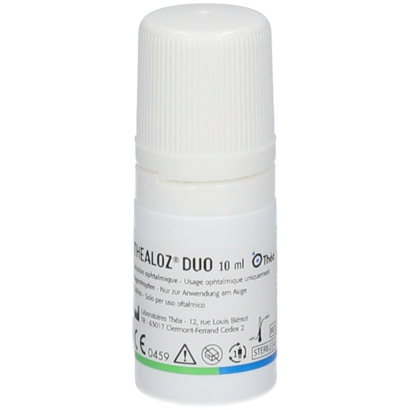 Confezione sigillata di THEALOZ DUO SOLUZIONE OCULARE FLACONE 10 ML Confezione sigillata di THEALOZ DUO SOLUZIONE OCULARE FLACONE 10 ML