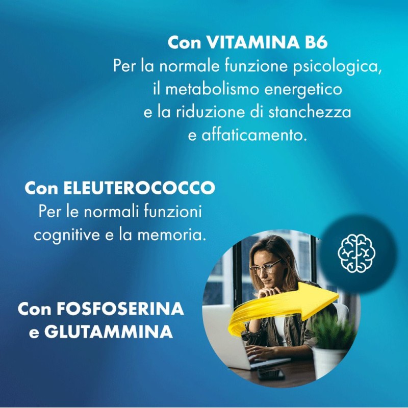 Primo piano di Sustenium Memo Fosforo per Memoria e Concentrazione 10 Flaconcini