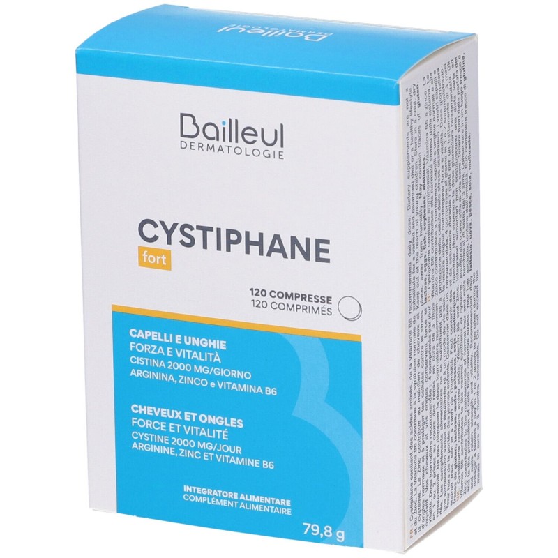 Foto ravvicinata di Cystiphane Integratore Alimentare per Capelli e Unghie 120 Compresse Foto ravvicinata di Cystiphane Integratore Alimentare per Capelli e Unghie 120 Compresse