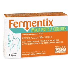 Scatola originale del prodotto Phyto Garda Fermentix Pancia Piatta e Gonfiore 20 Compresse Scatola originale del prodotto Phyto Garda Fermentix Pancia Piatta e Gonfiore 20 Compresse