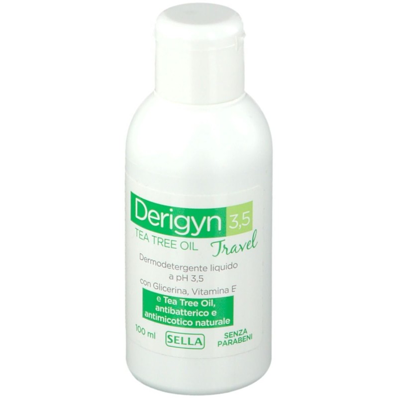 Vista del prodotto Derigyn Travel per Igiene Intima e Corpo 100ml Vista del prodotto Derigyn Travel per Igiene Intima e Corpo 100ml