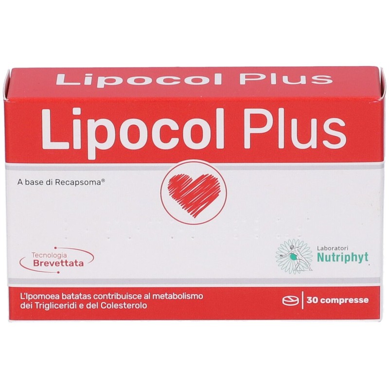 Pack ufficiale del prodotto Lipocol Plus Integratore per Colesterolo 30 Compresse Pack ufficiale del prodotto Lipocol Plus Integratore per Colesterolo 30 Compresse