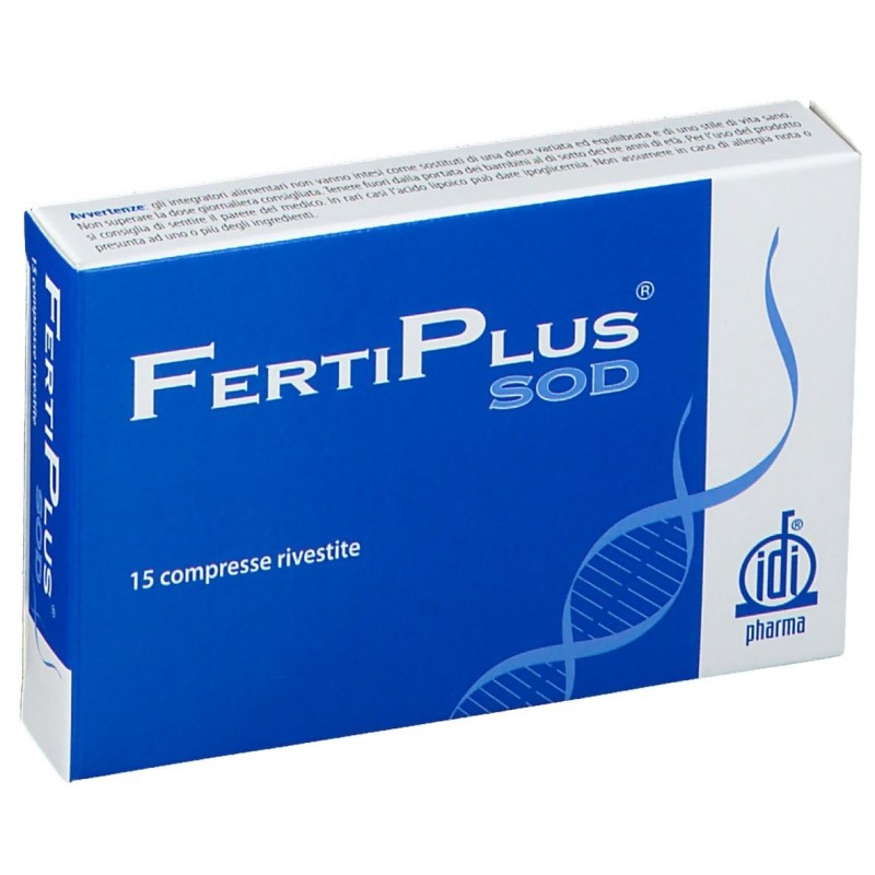 Scatola originale del prodotto Fertiplus Sod Integratore per la Fertilità 15 Compresse Scatola originale del prodotto Fertiplus Sod Integratore per la Fertilità 15 Compresse