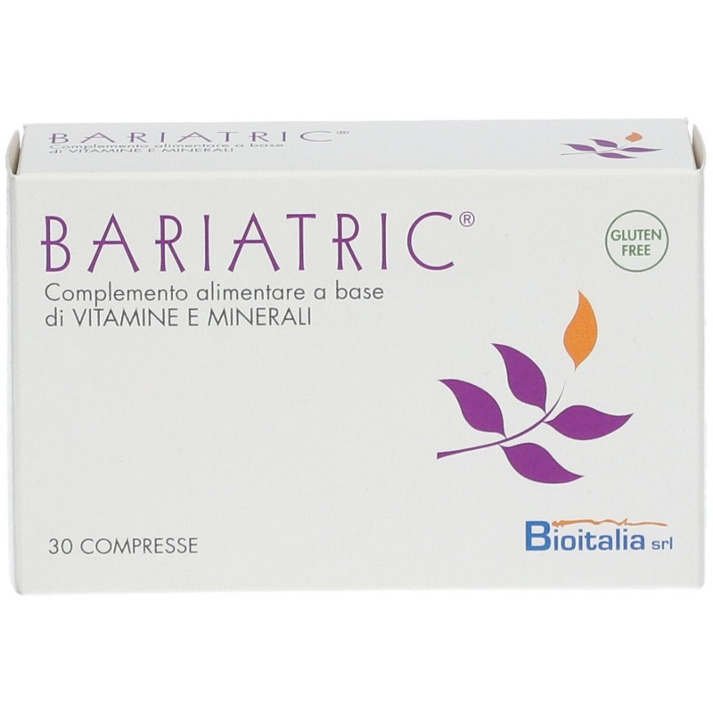 Confezione commerciale diBariatric Integratore Vitamine e Minerali 30 Compresse