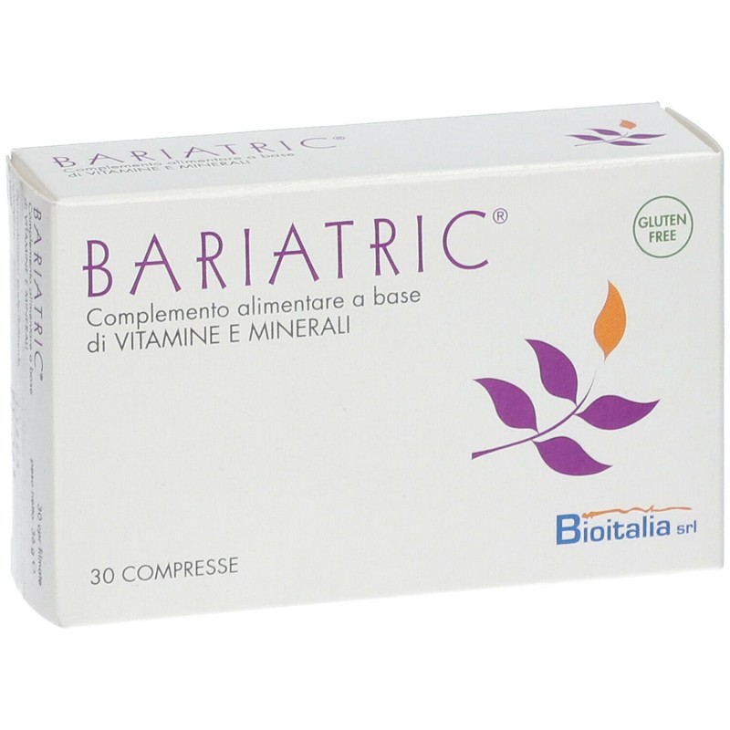 Foto illustrativa del packaging di Bariatric Integratore Vitamine e Minerali 30 Compresse