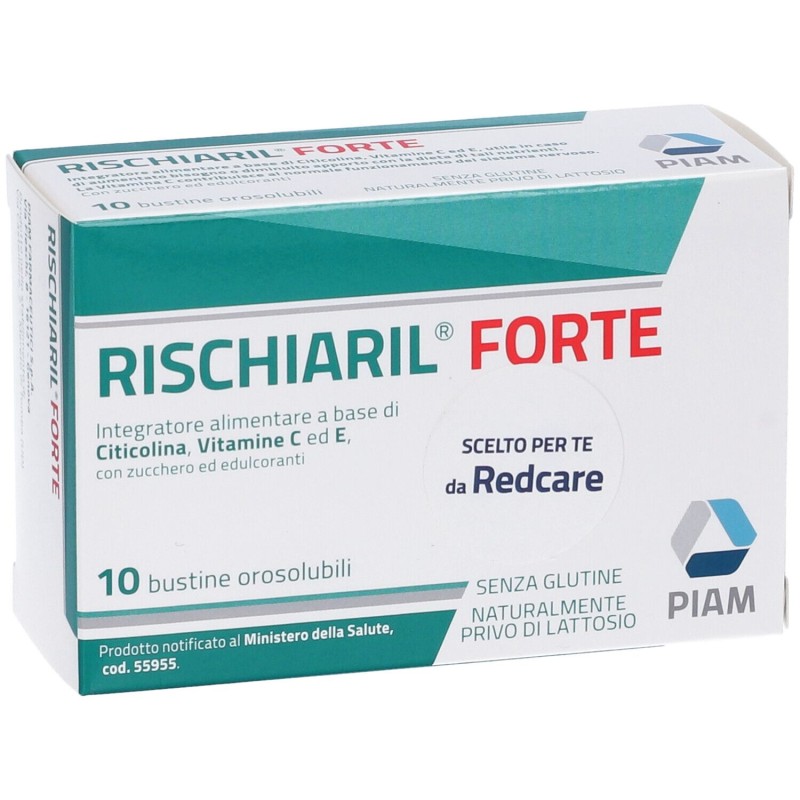 Confezione sigillata di Rischiaril Forte Integratore Memoria e Concentrazione 10 Bustine Confezione sigillata di Rischiaril Forte Integratore Memoria e Concentrazione 10 Bustine