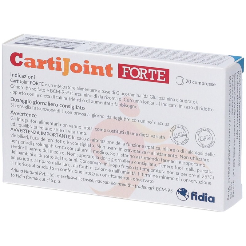 Foto ravvicinata di Carti Joint Forte Integratore per Articolazioni 20 Compresse Foto ravvicinata di Carti Joint Forte Integratore per Articolazioni 20 Compresse