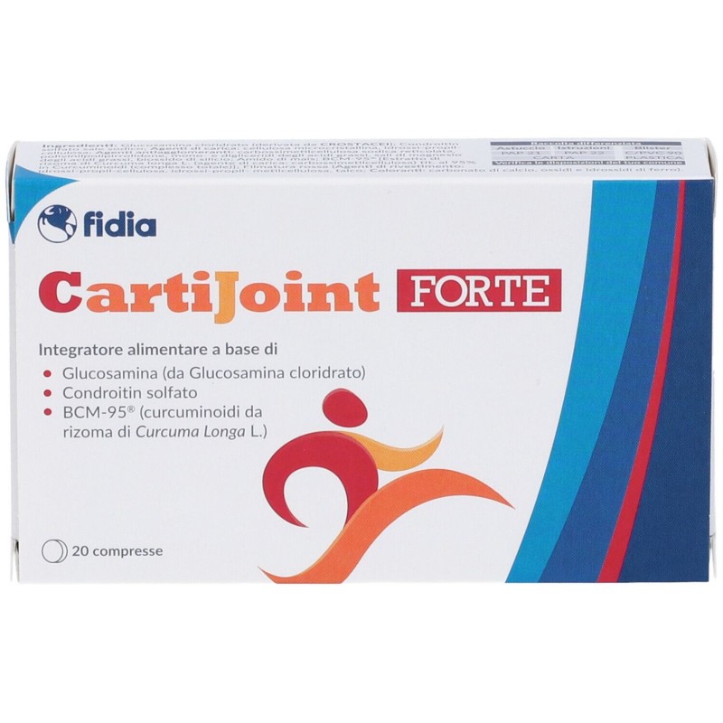 Foto illustrativa del packaging di Carti Joint Forte Integratore per Articolazioni 20 Compresse Foto illustrativa del packaging di Carti Joint Forte Integratore per Articolazioni 20 Compresse
