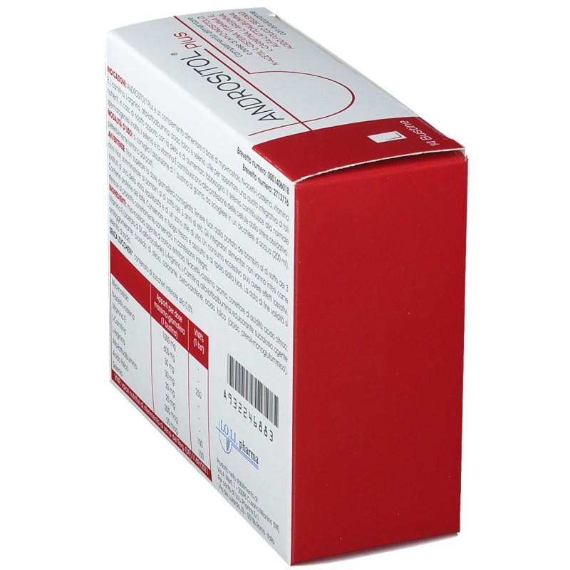 Scatola originale del prodotto Andrositol Plus Integratore per Fertilità Maschile 14 Bustine