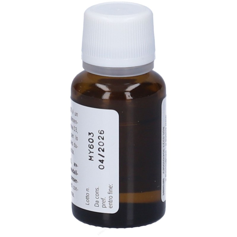 Dettaglio del packaging di Buonavit D3 Integratore Vitamina D3 Gocce 12ml