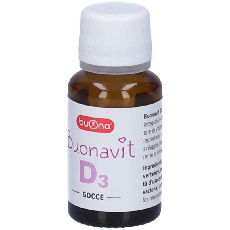 Vista del prodotto Buonavit D3 Integratore Vitamina D3 Gocce 12ml