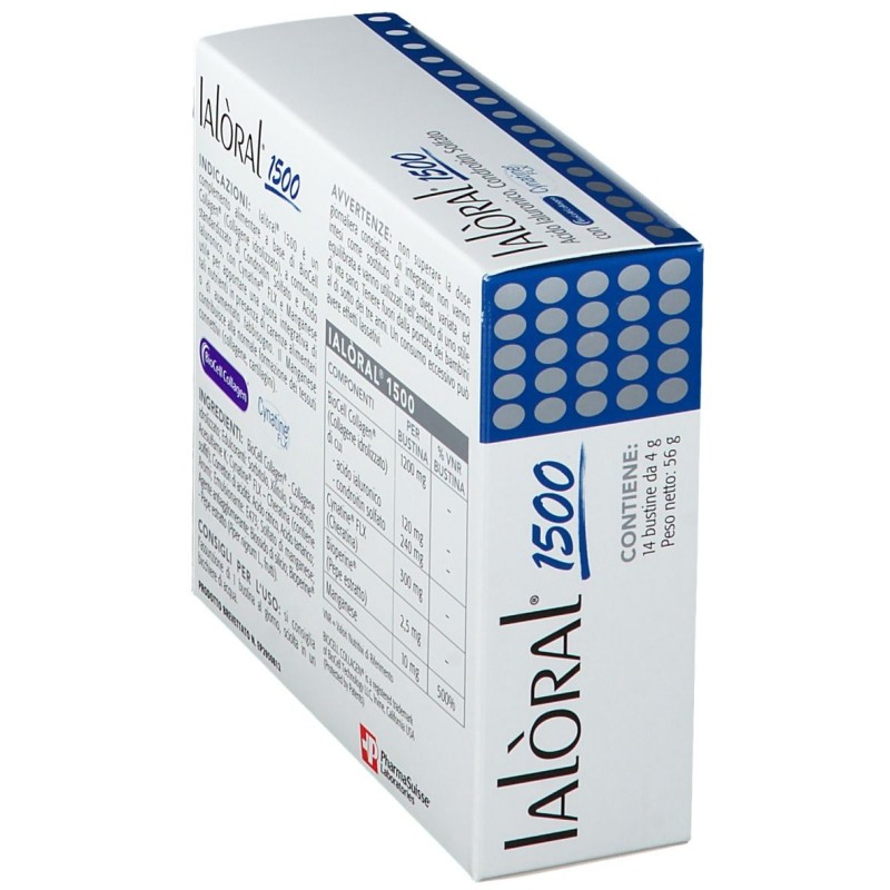 Packaging integro del prodotto Ialoral 1500 Integratore per Benessere Articolazioni 14 Bustine Packaging integro del prodotto Ialoral 1500 Integratore per Benessere Articolazioni 14 Bustine